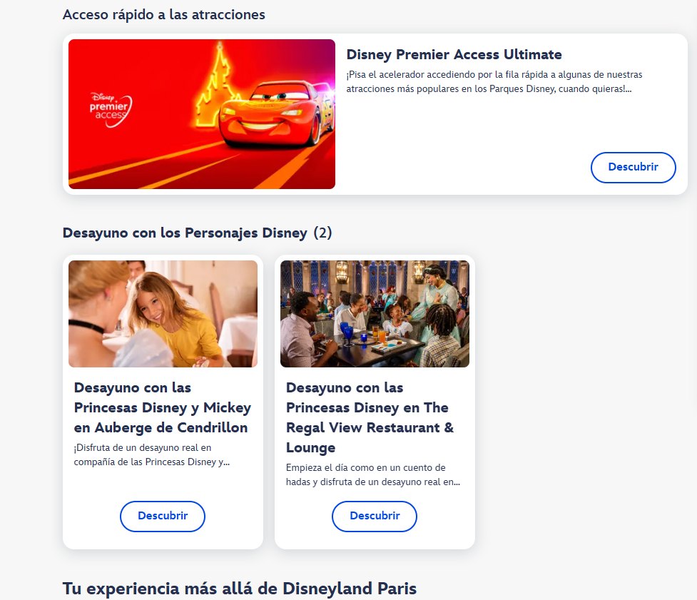 Disney Premier Access Ultimate y los desayunos con personajes